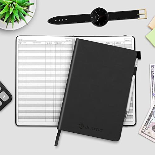 A5 Check Register Ledger Log Book for Personal Finances, Payments & Transactions
