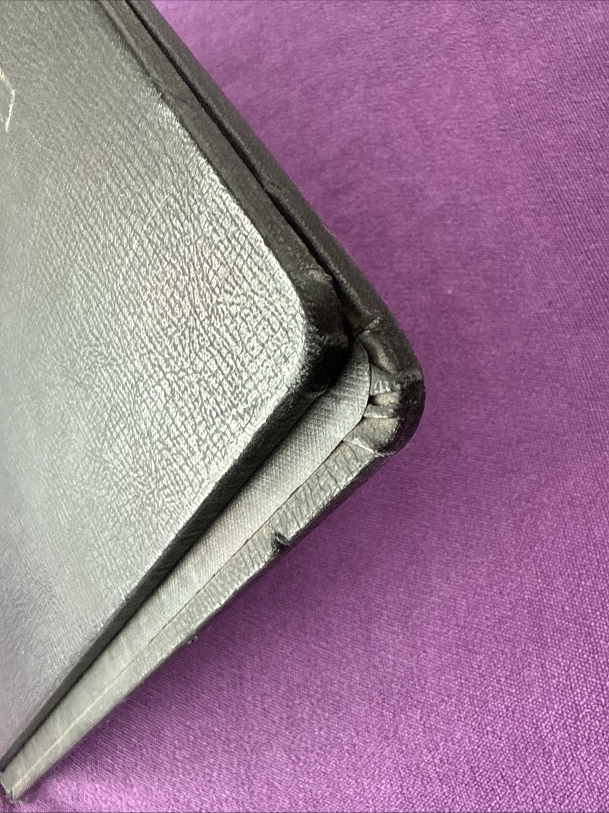 National Brand 2 Post Ledger Book Binder 94-599 Black Notebook USA