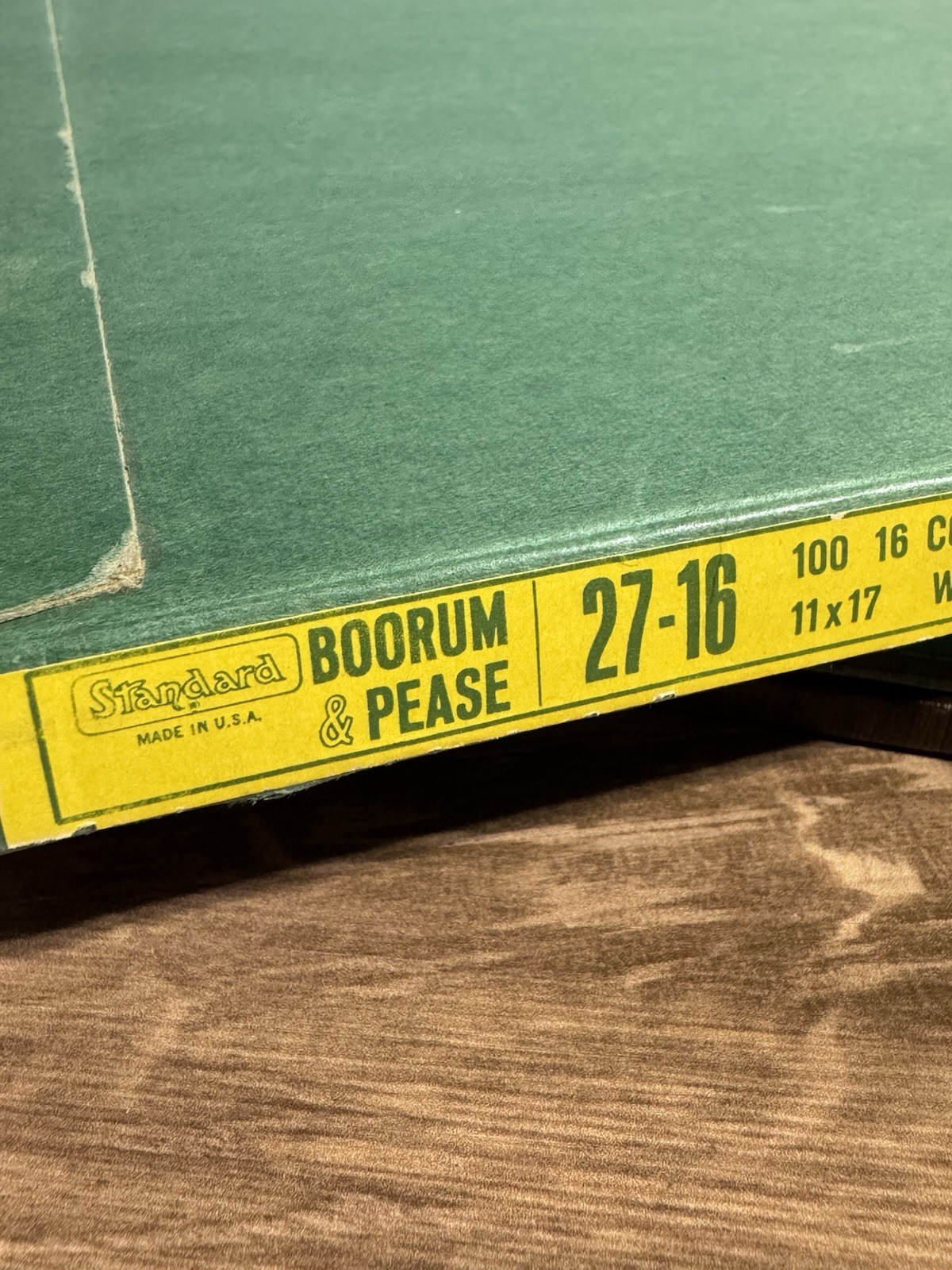 Standard Boorum & Pease No. 6227 1/2 B Two Post Hinge Brown 11×17 -16 Column