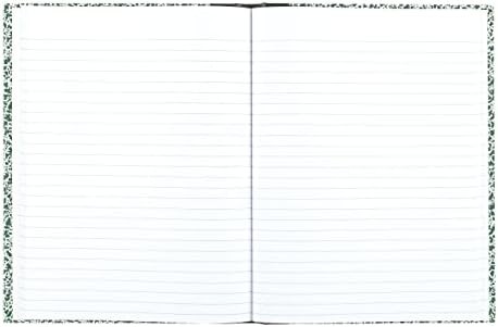 National Lab Notebook, Wide/Legal Rule, Green Marble Cover, (96) 10.13 x 7.88 Sh
