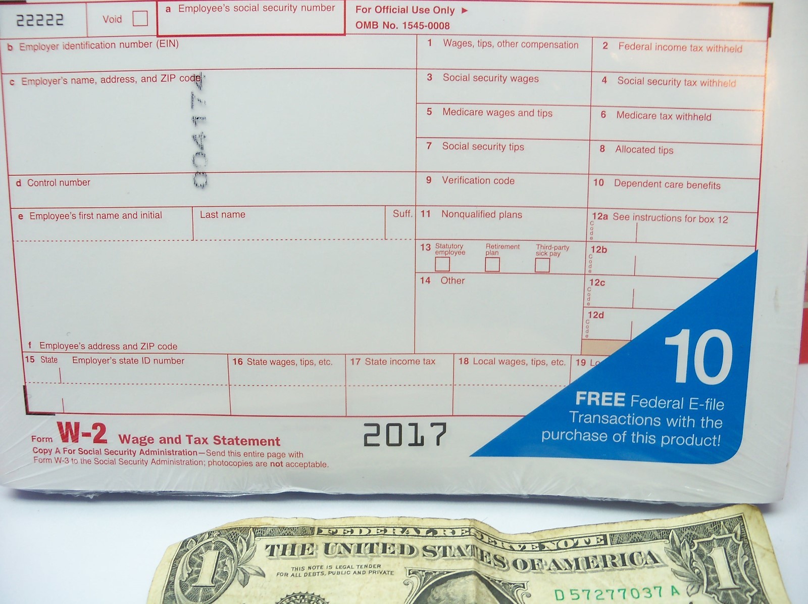 Staples 2017 Tax Forms Helper Online W-2 Forms Kit 50 6 Part Sets Filing USA W2