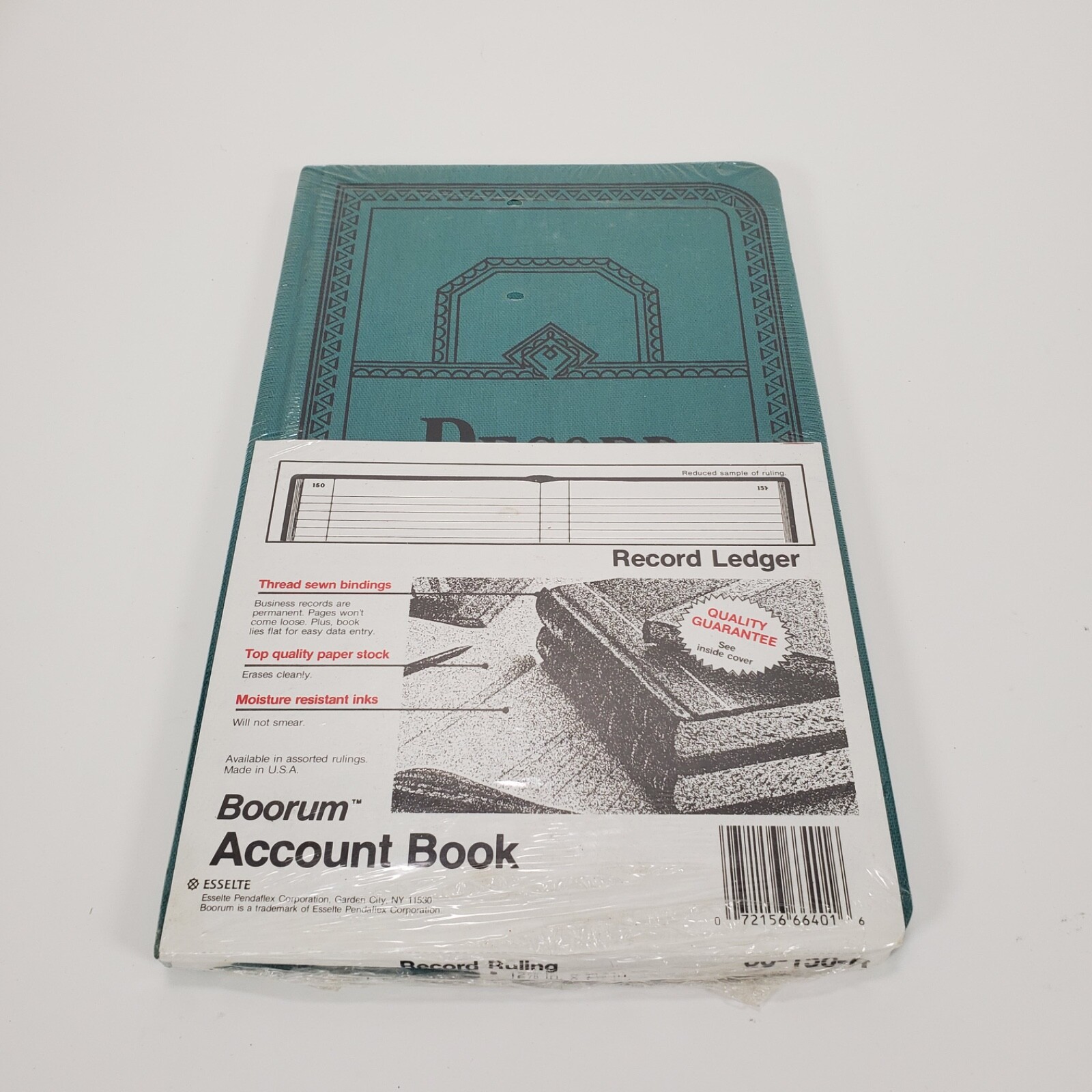 NOS Vintage Boorum Account Book 66-R-150 Record Ledger Ruling Acid Free Sealed
