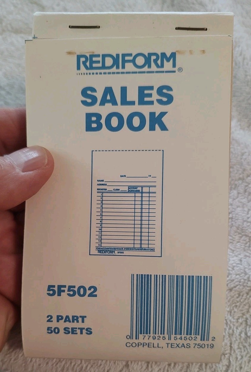 Lot of 10 NEW Vintage NOS Rediform 5F502 Sales Books 2 part 50 sets Each