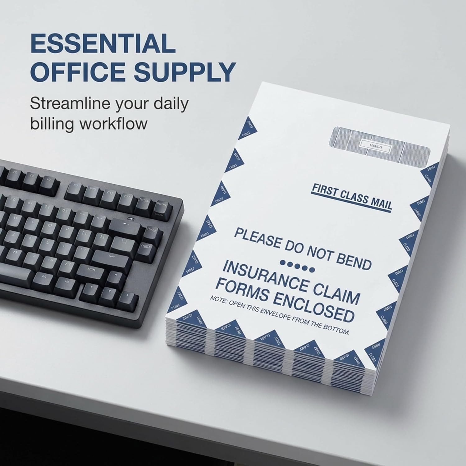 Complyright CMS-1500 Jumbo Right Window “Do Not Bend” Healthcare Billing Envelop