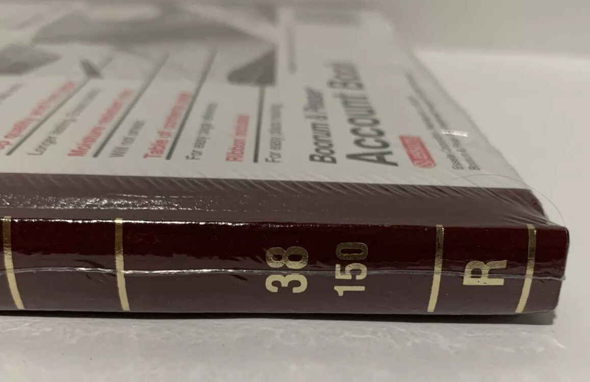 Boorum and Pease 38-150-R Account Book Record Ledger 9 5/8 x 7 5/8 NEW SEALED