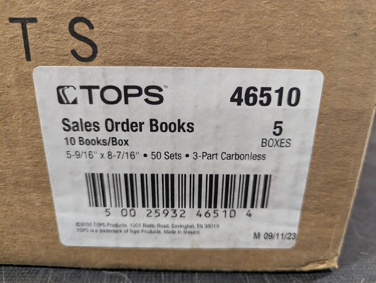 Lot of 50 Books TOPS 46510 Sales Order Books 3-Part Carbonless