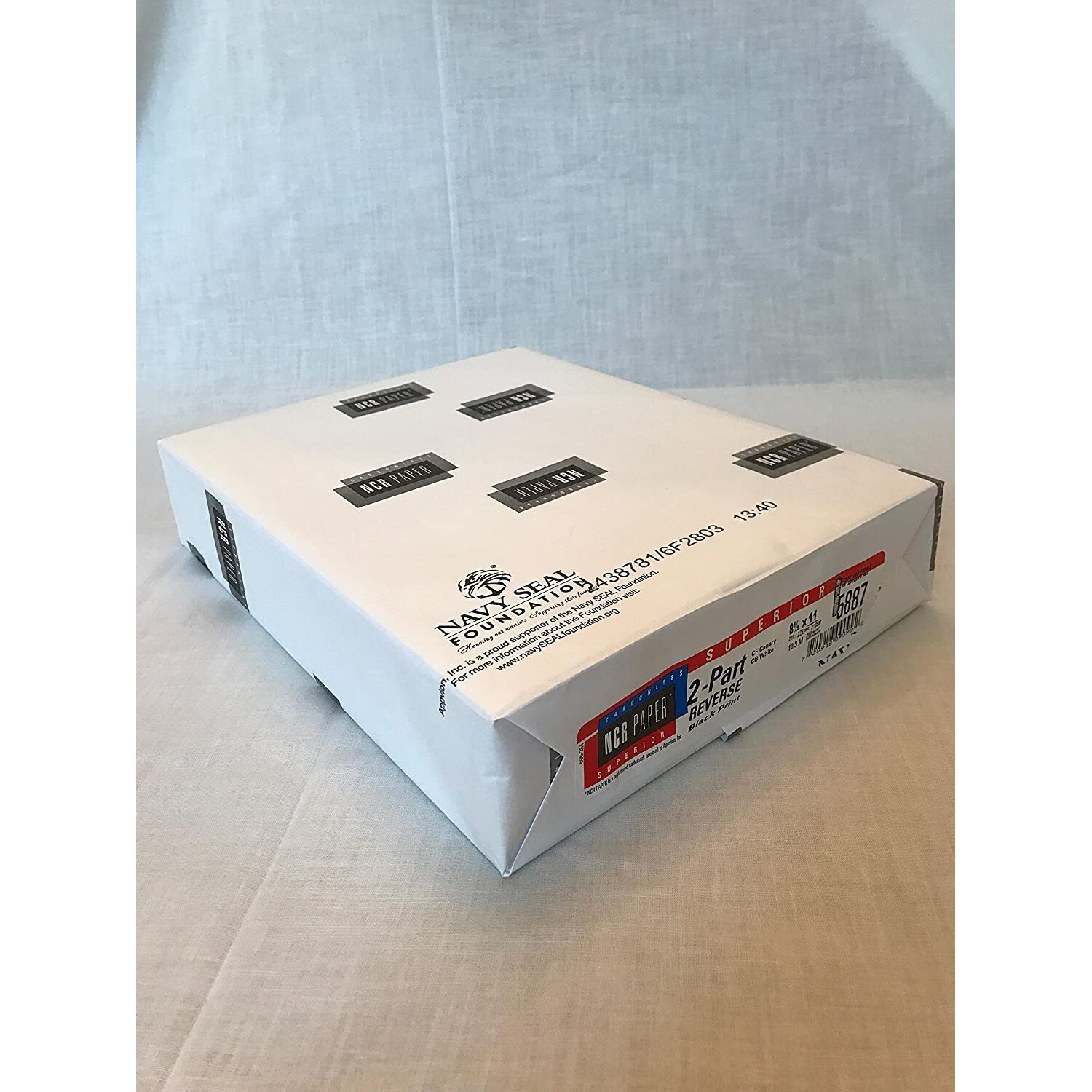 250 Sets, NCR Paper, 5887, Collated 2 Part (White, Canary), 8.5 x 11, Carbonless