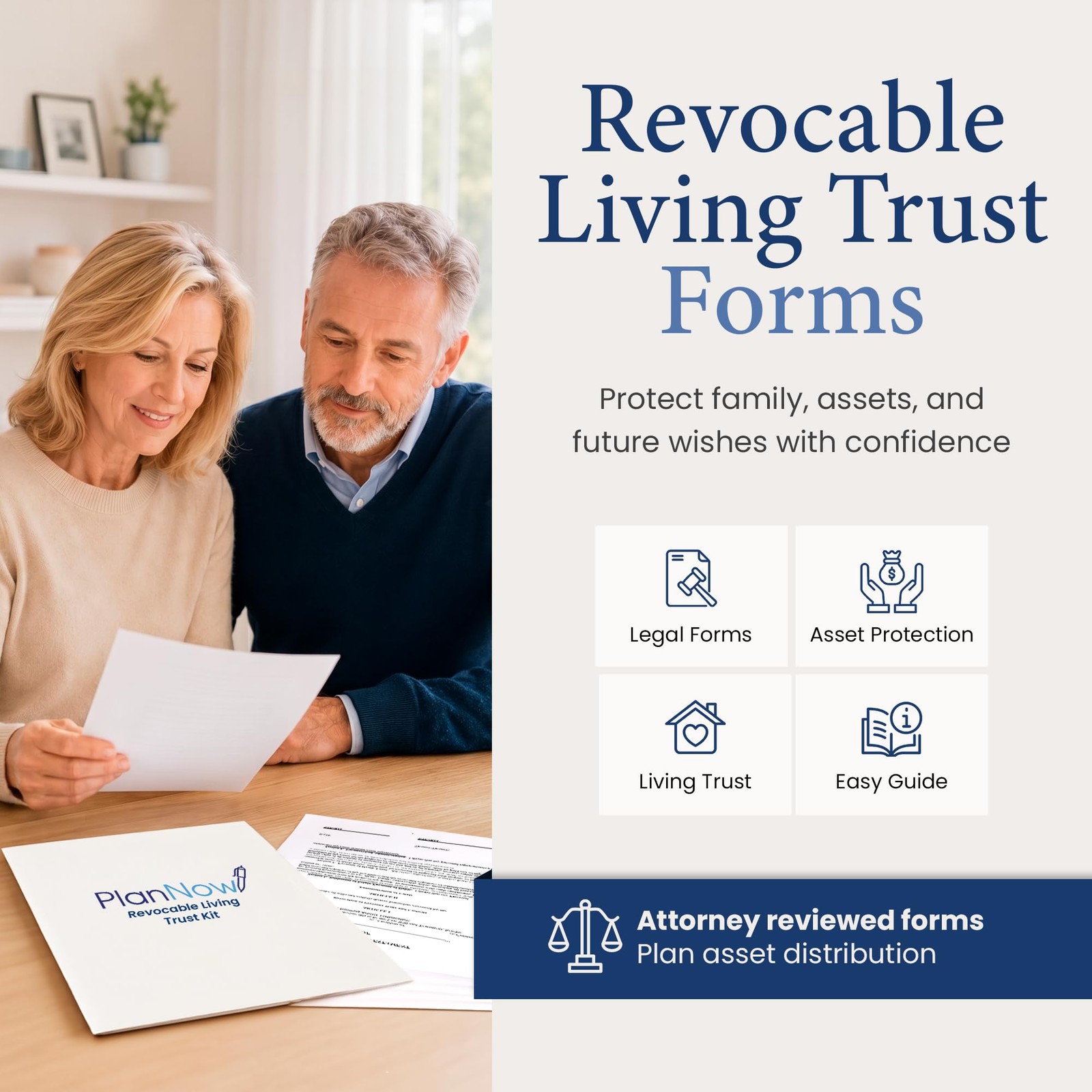 DIY Revocable Living Trust Kit Forms Asset Protection For Family & Assets