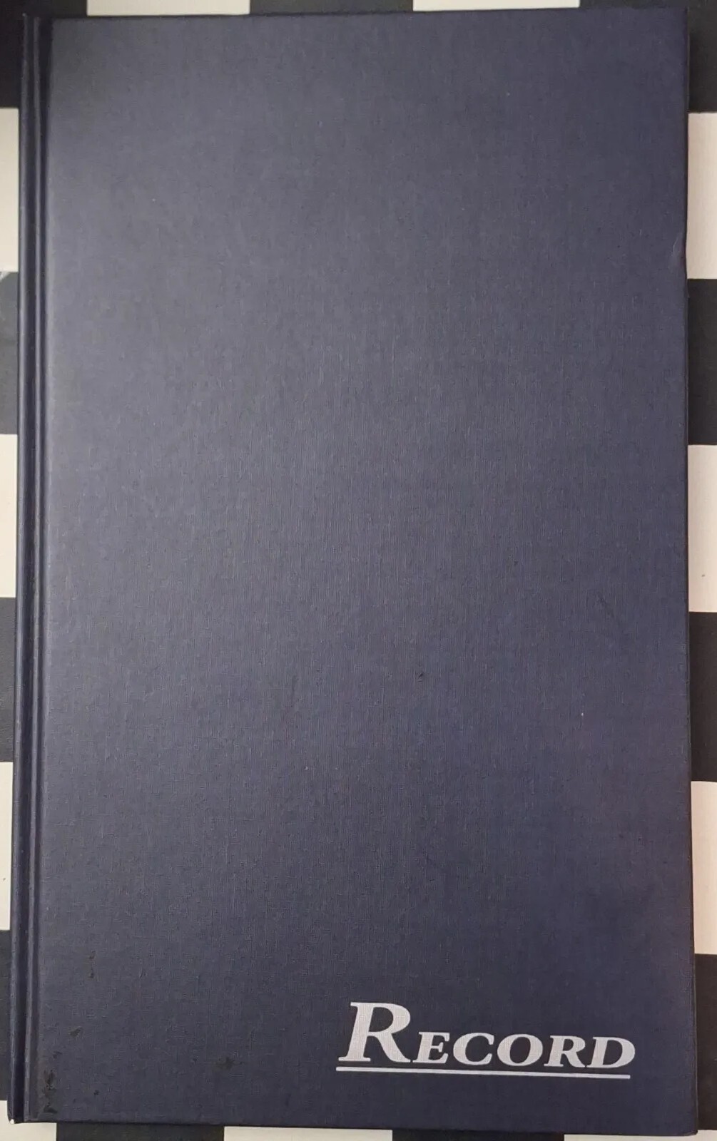 Adams Hardcover Record Ledger 152 Numbered Pages and Bookmark Robbon