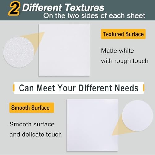 6 Pack White ABS Plastic Sheets 16″ x 20″ x 0.06″ Flexible Moldable DIY Crafts