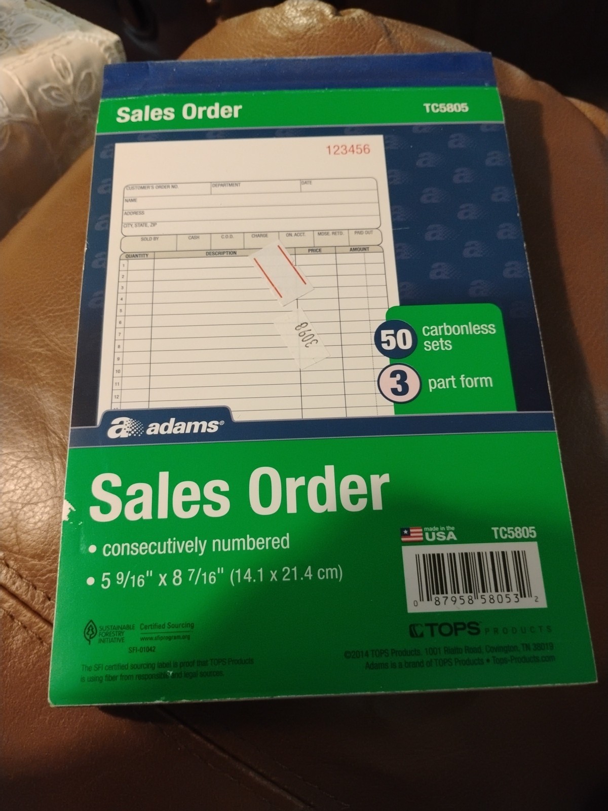 3-part Carbonless Invoice