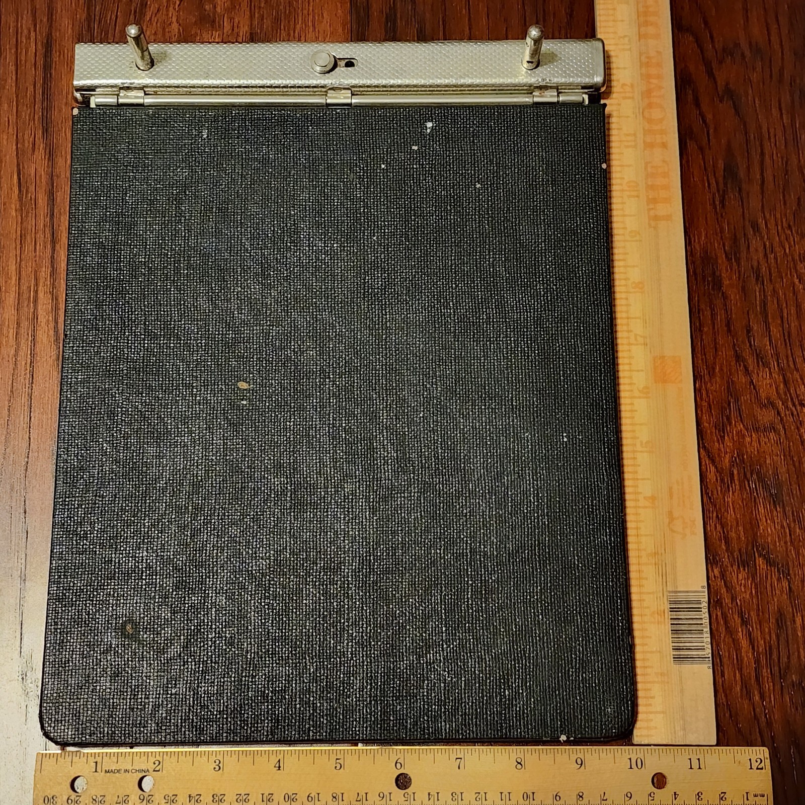 Vintage General Chicago R41-40 Vinyl Guarded Post Binder Ledger Metal Locking Hi