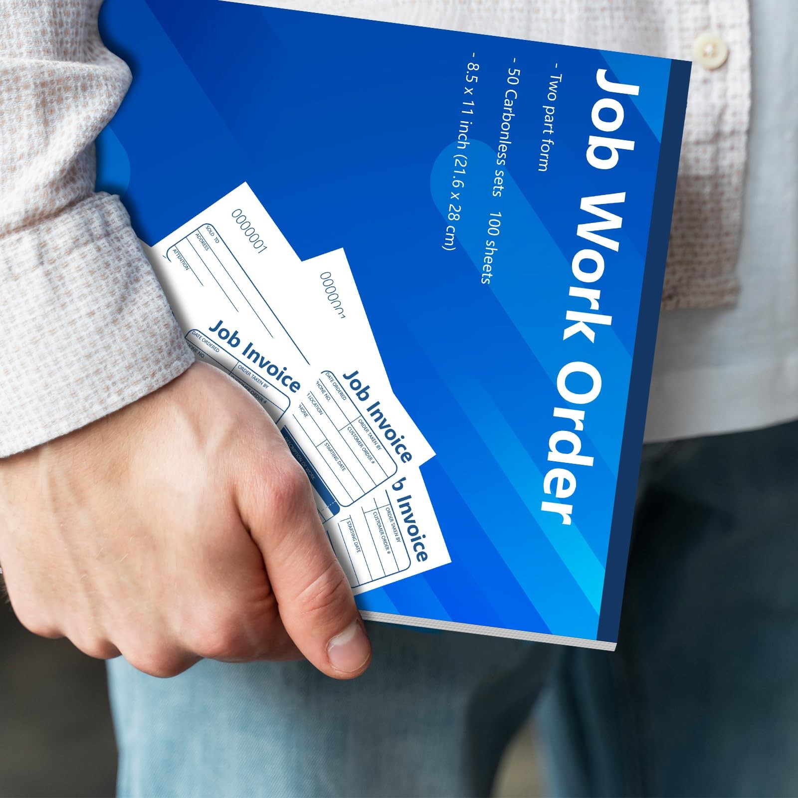 50 Set Job Work Order Forms Invoice