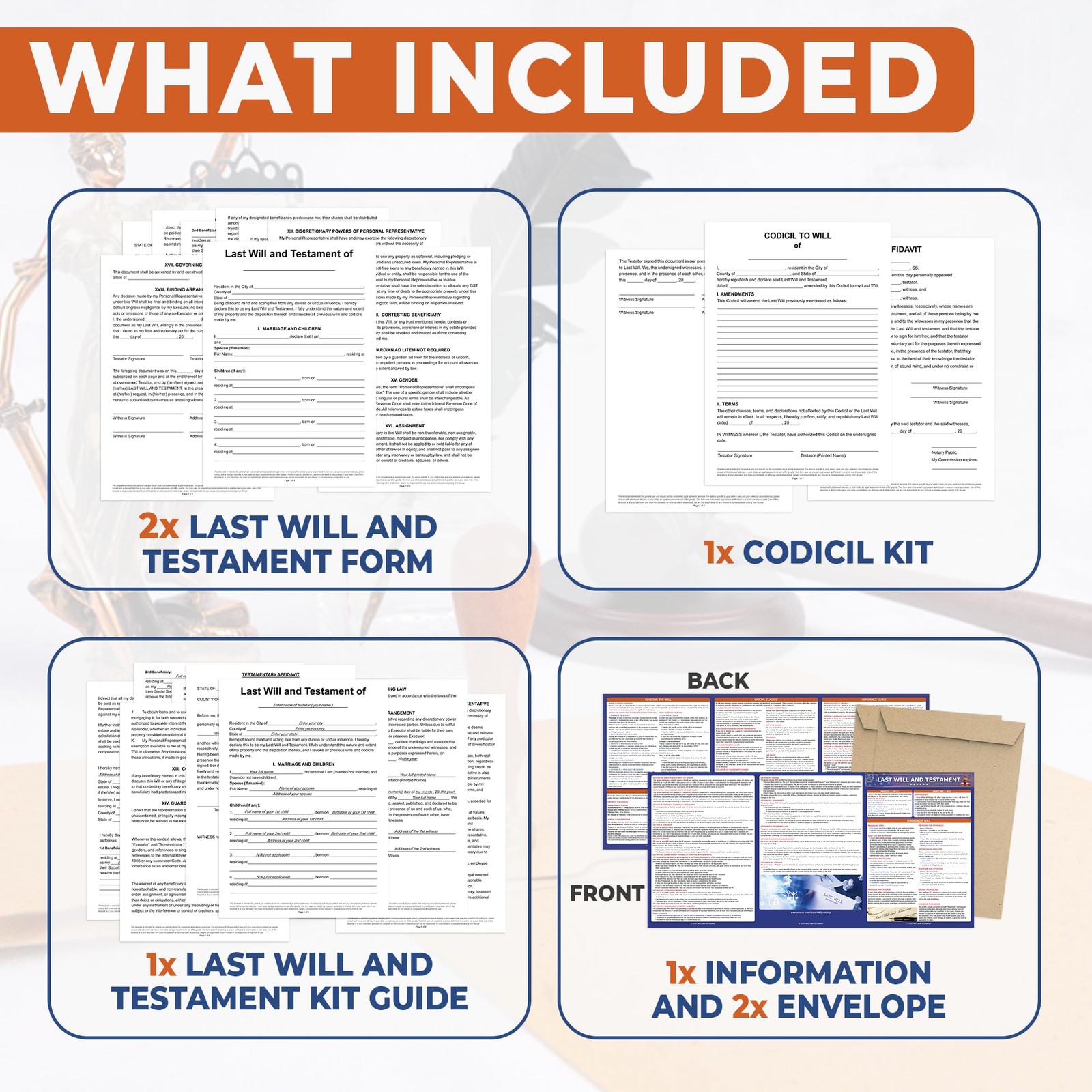 KING PRINT Last Will and Testament Kit 2026 – Legal Will, Trust Forms for…