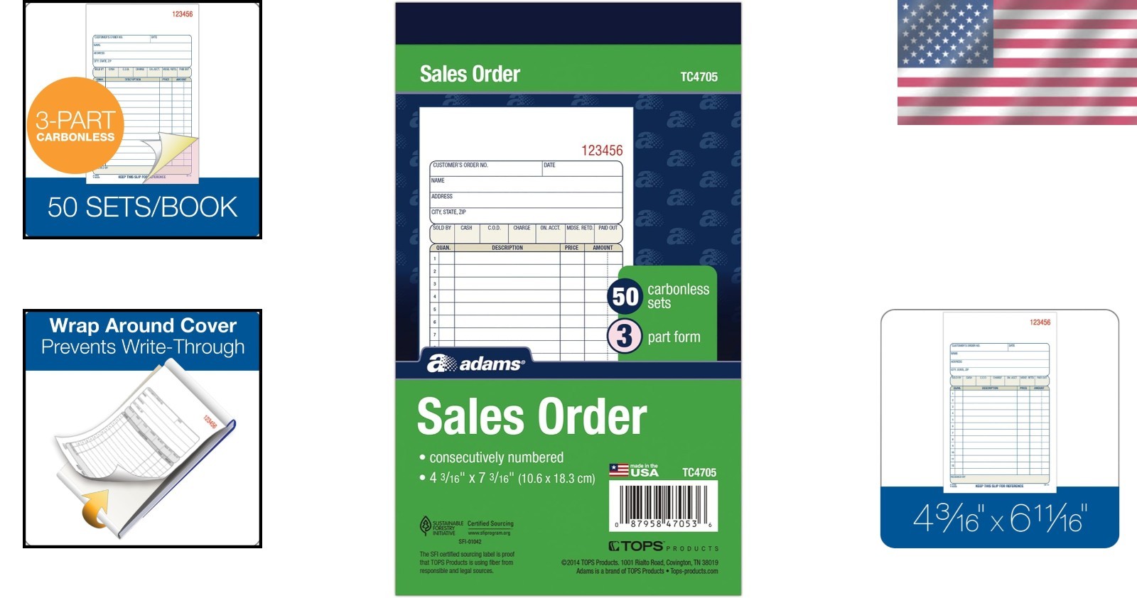 Carbonless Sales Order Book – 50 Sets with Professional Format