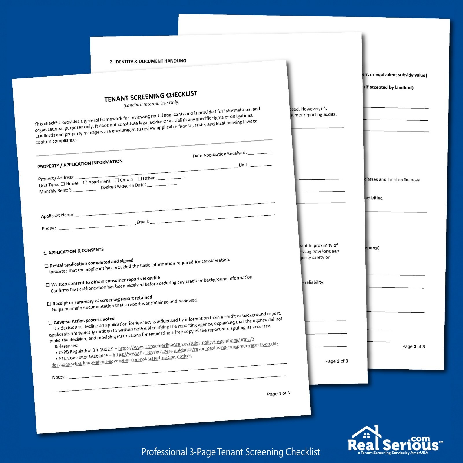 Pennsylvania Residential Lease Agreement + Landlord Rental Forms Kit