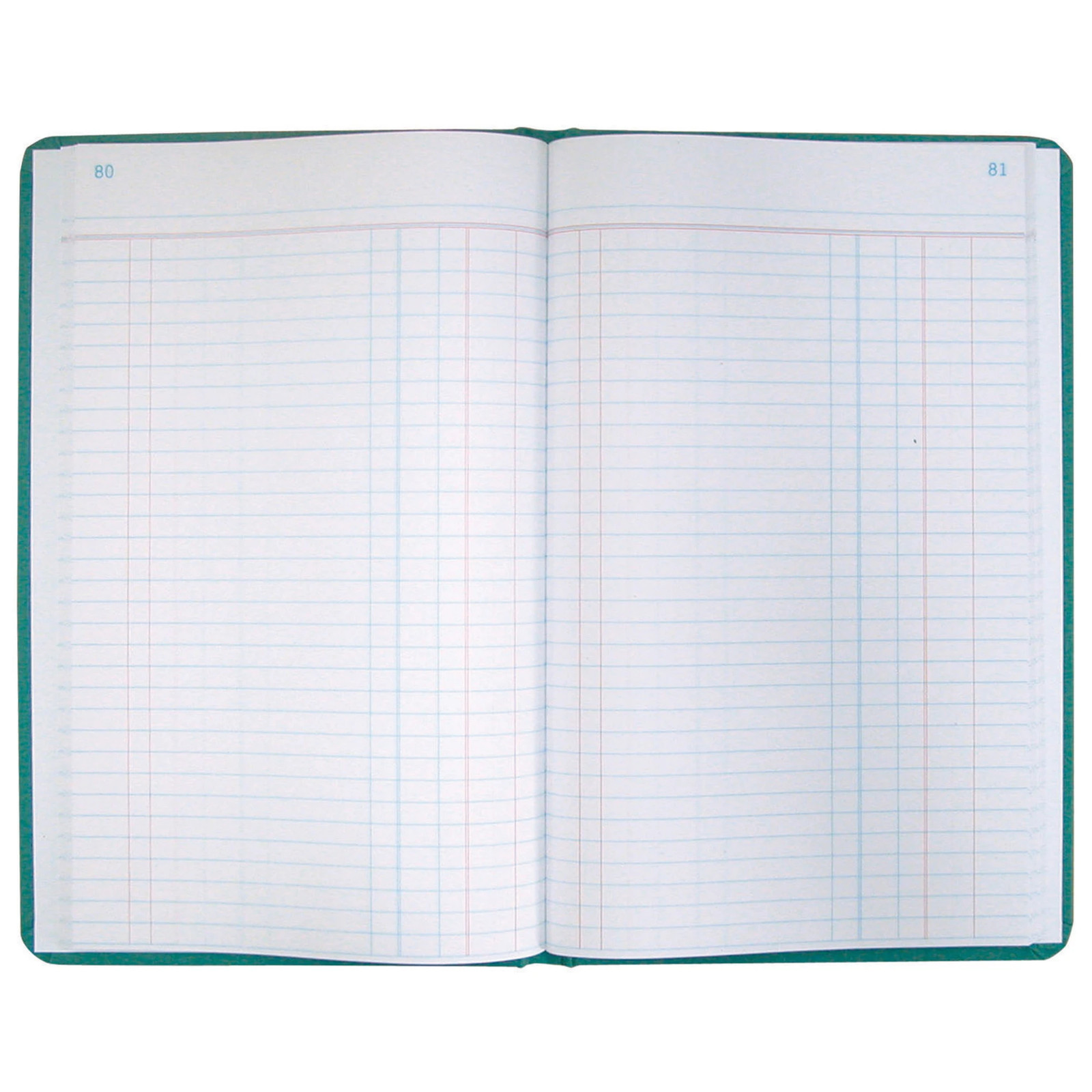 Boorum and Pease Canvas Account Book, Journal, 12 1/8″ x 7 5/8″, 300 Pages, Blue
