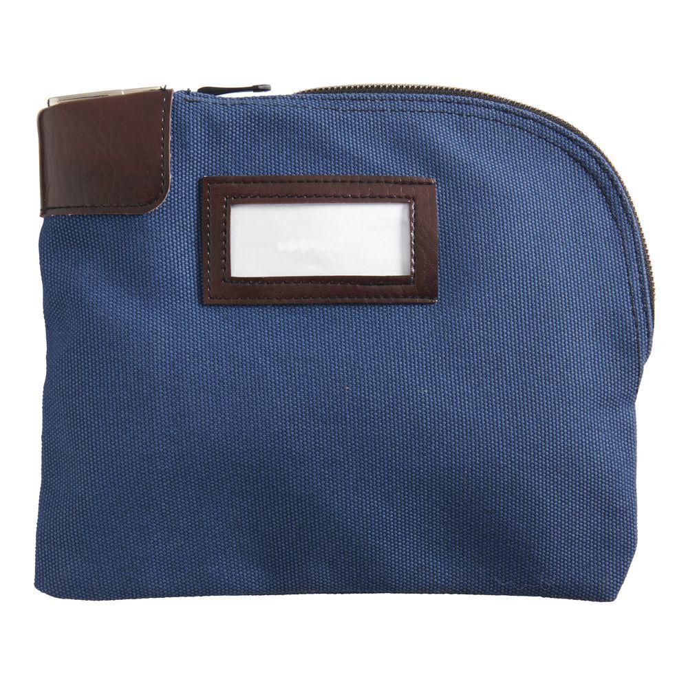 ControlTek 7-Pin Canvas Locking Night Deposit Bag, 8 1/2″ x 11″, Blue