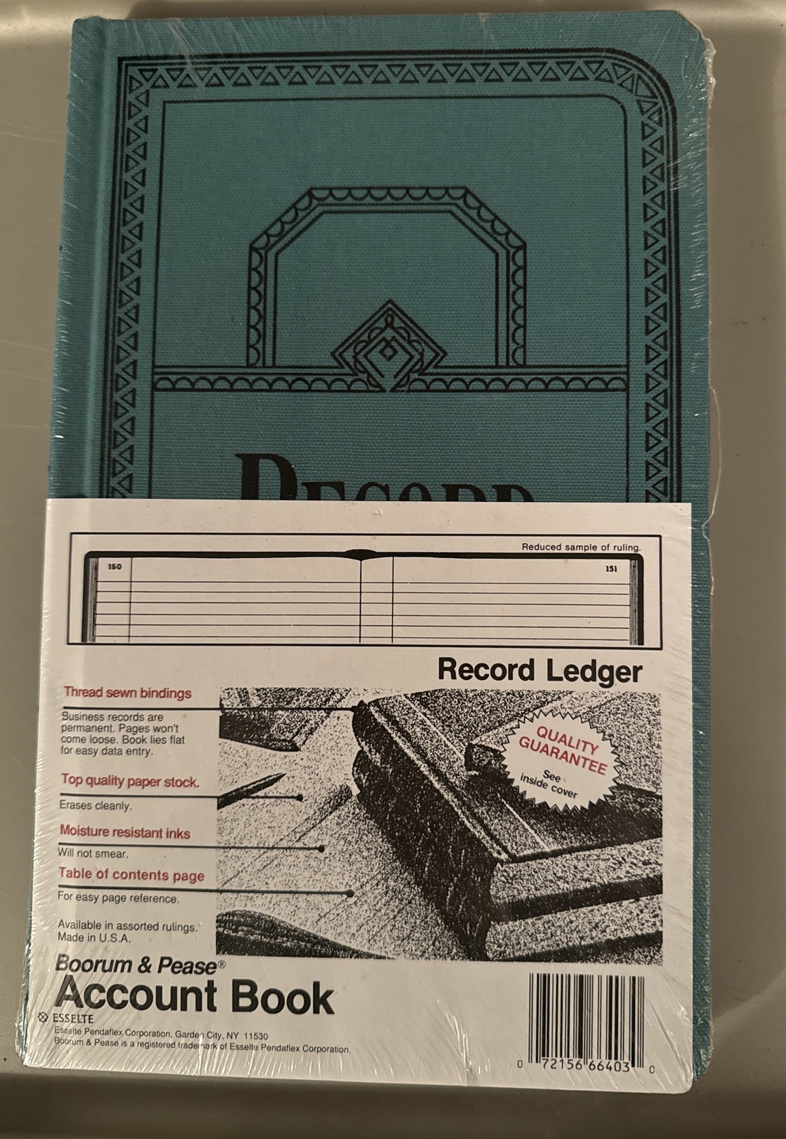 NEW Sealed Boorum Pease Record Account Book Ledger Ruling 66-300-R