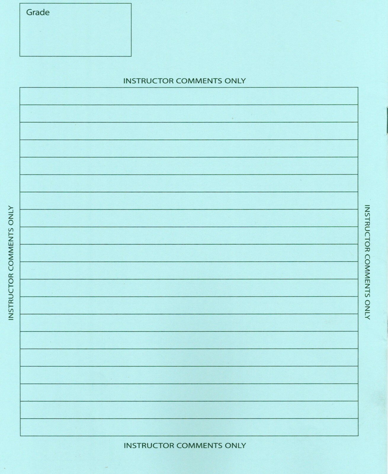 5 8.5 x 11 Blue Book Exam Booklets Notebook Examination Essay Testing