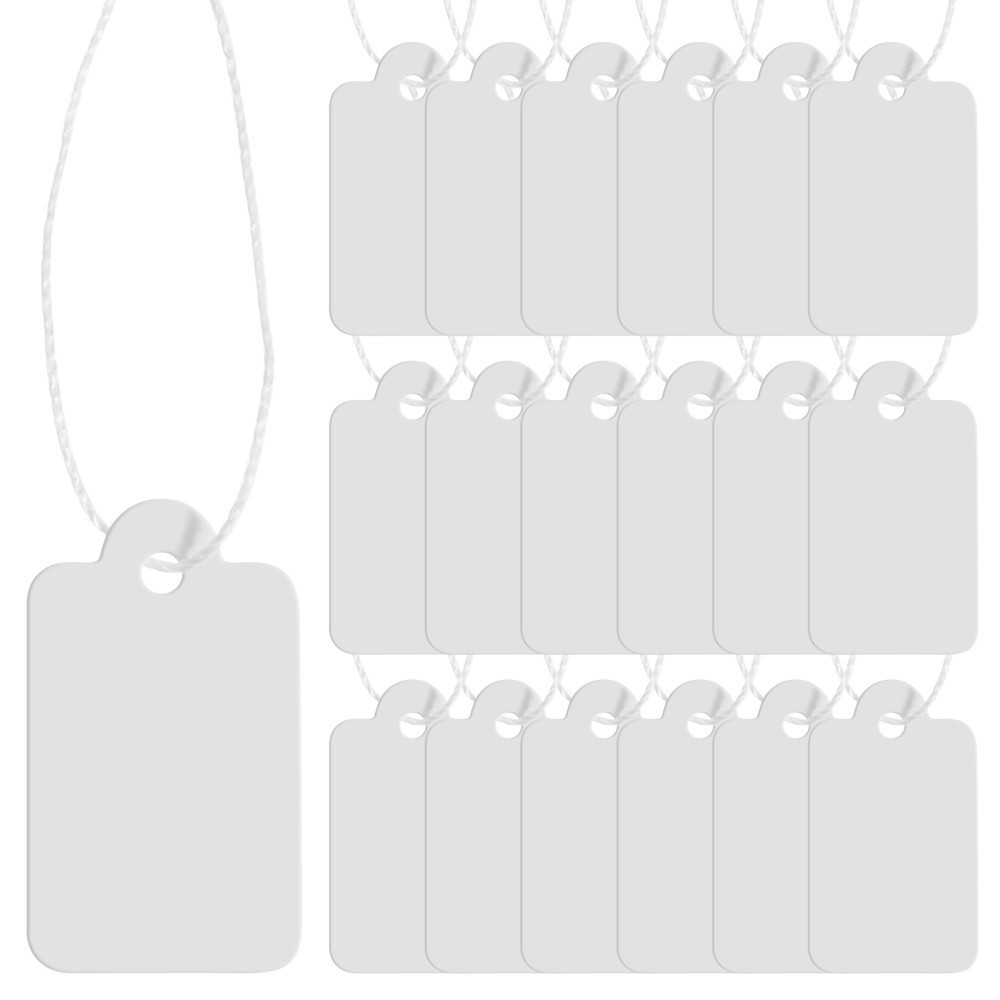 Staples Medium-Weight White Marking Tags 2 -3/4″ x 1-11/16″ And 3-1/8″x 2″