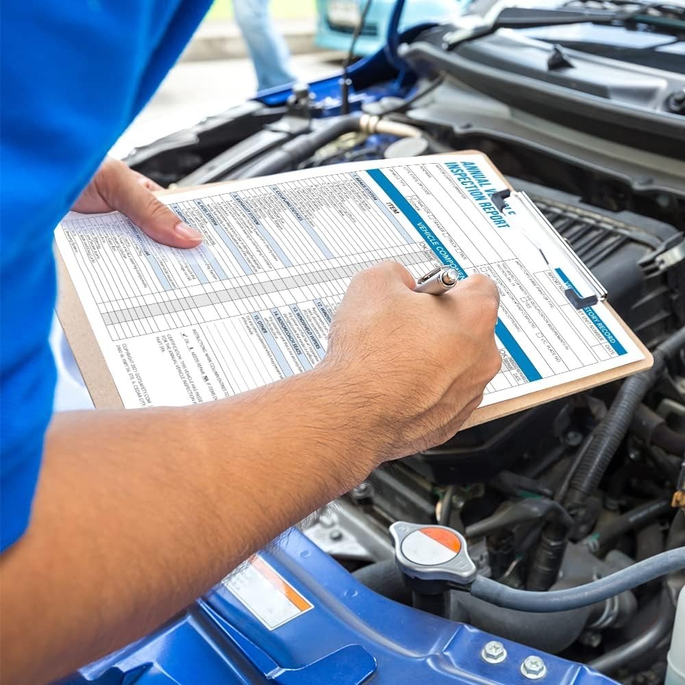 Annual Vehicle Inspection Forms and Stickers 6″x3.5″ – 25 Count, FMCSA Approved