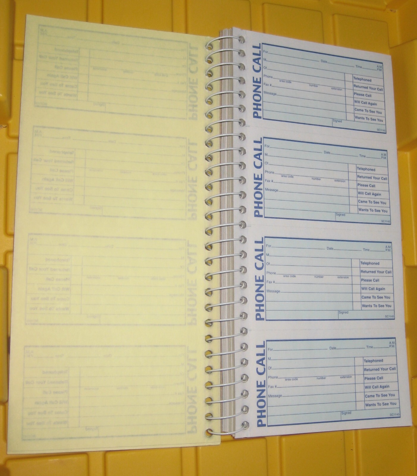 Adams Phone Message Book Carbonless Duplicate 5-1/4 x 11 Inches 400-sets