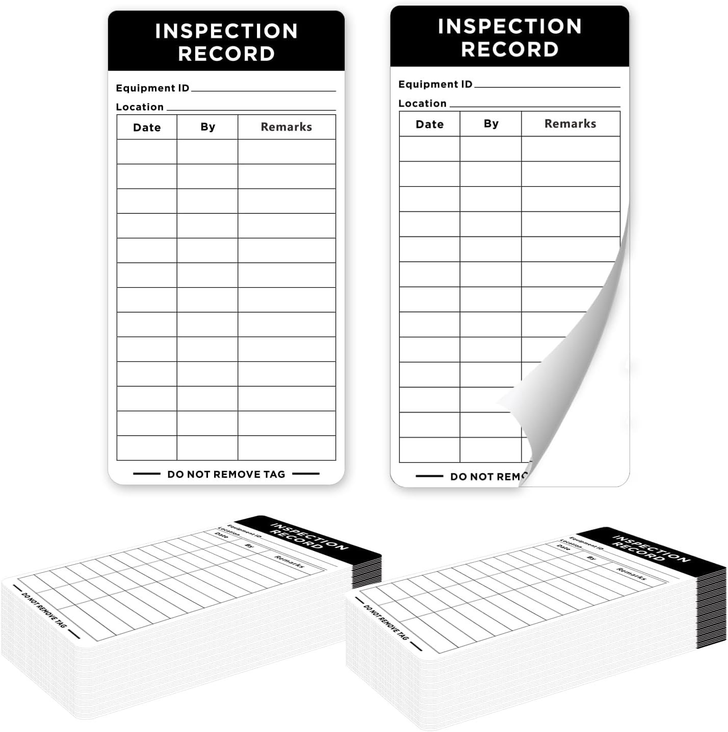 100 Pack Dot Inspection Forms and Stickers,Adhesive Inspection Record Labels …
