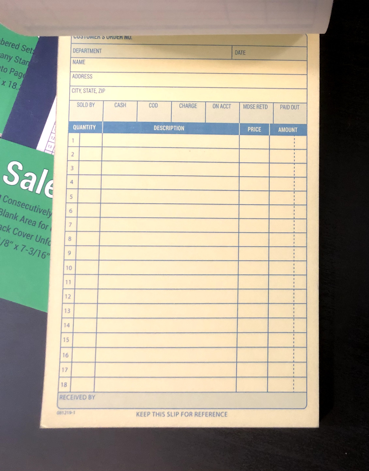 Better Office Sales Order Books, 4 Pack, 2-Part Carbonless (White/Yellow)