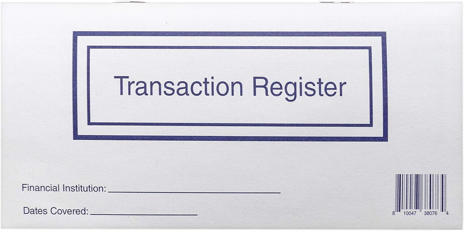 20 Pack Checkbook Registers for Personal Checkbook , Transaction Ledger 2024
