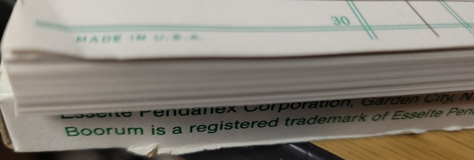 Boorum 100 Sheets Columnar Accounting Sheets 4 Column 9-1/4 x 11-7/8 New in Box