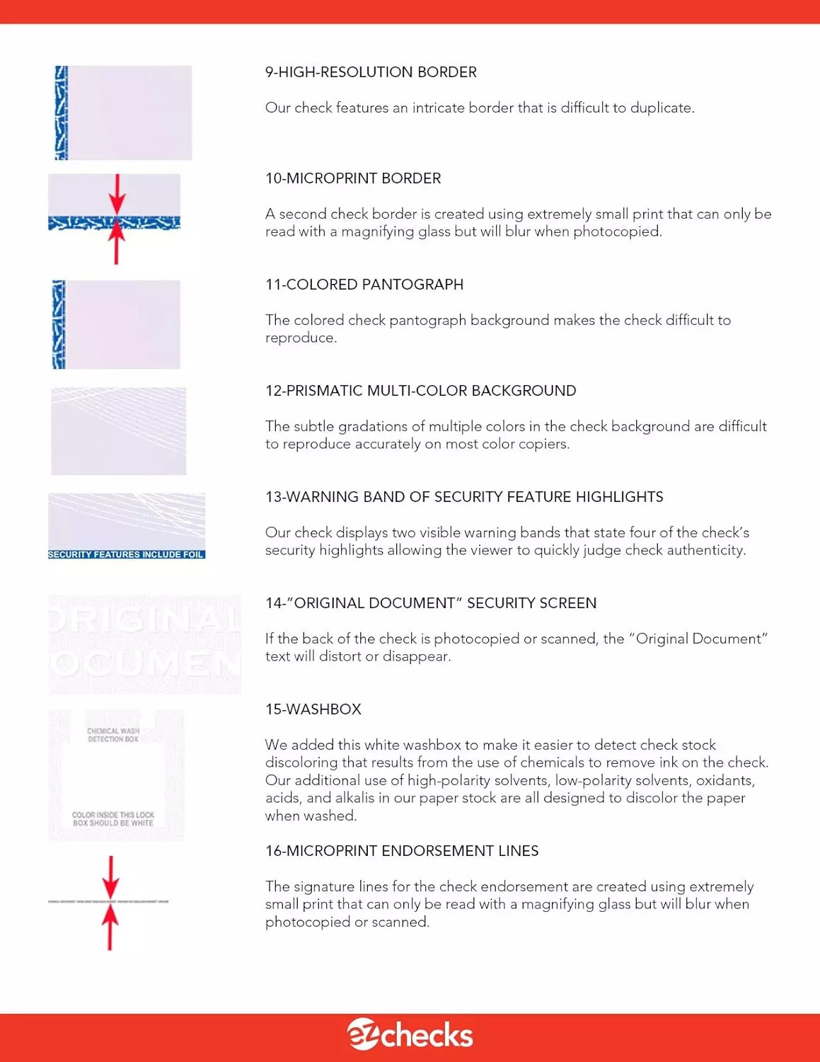 3 Checks Per Page Hologram High Security Laser Check Stock | 150 Sheets/450 Ct