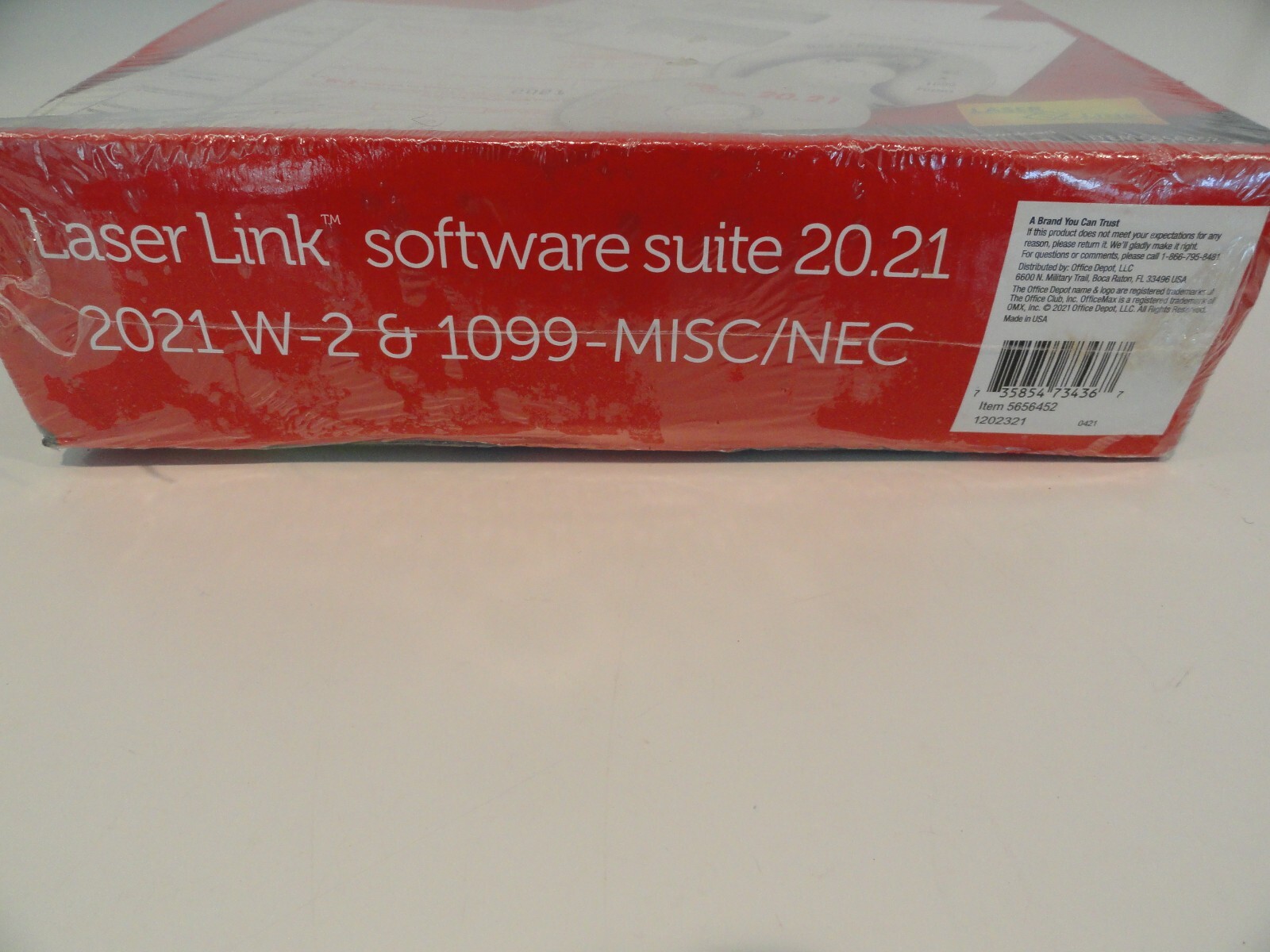 Office Depot Laser Link Software Suite 20.21 2021 W-2 & 1099-MISC/NEC 50 Emply’s