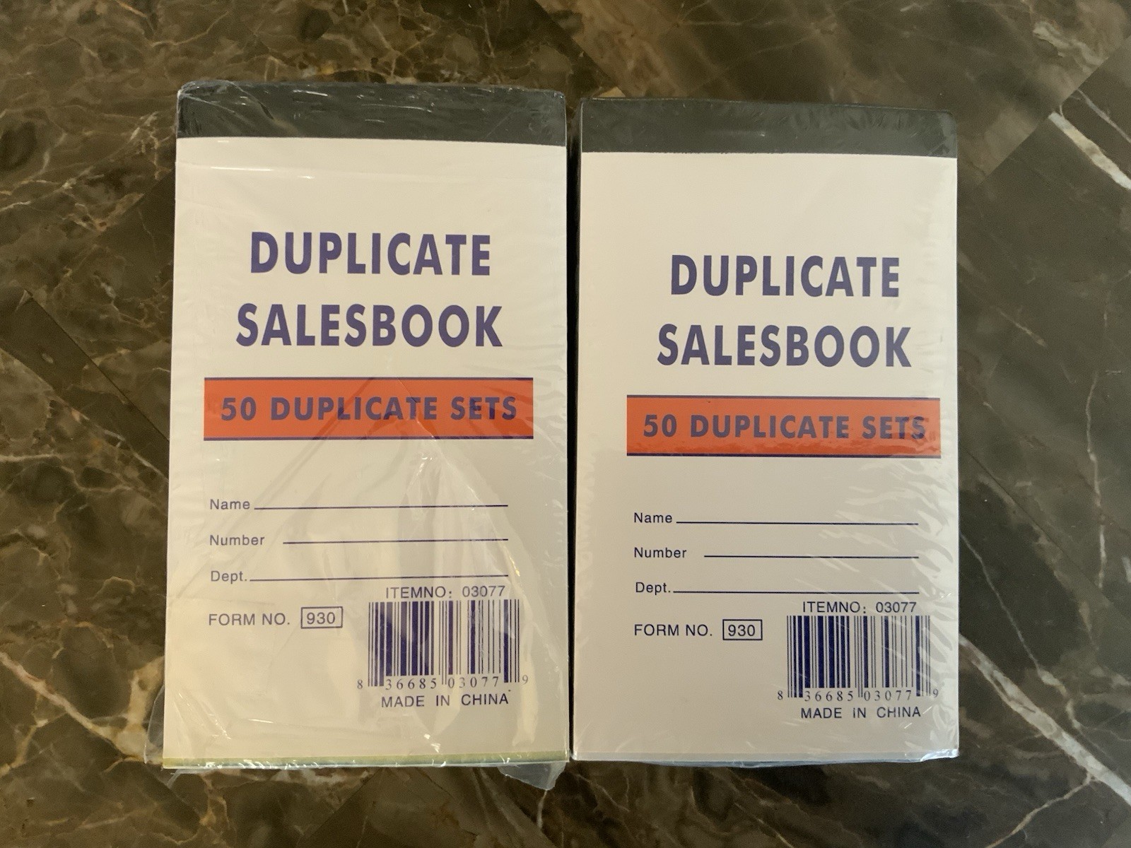 Lot of 10 – 50 Sets 3.5″ X 5.5″ Sales Book Order Receipt Invoice Carbonless Copy