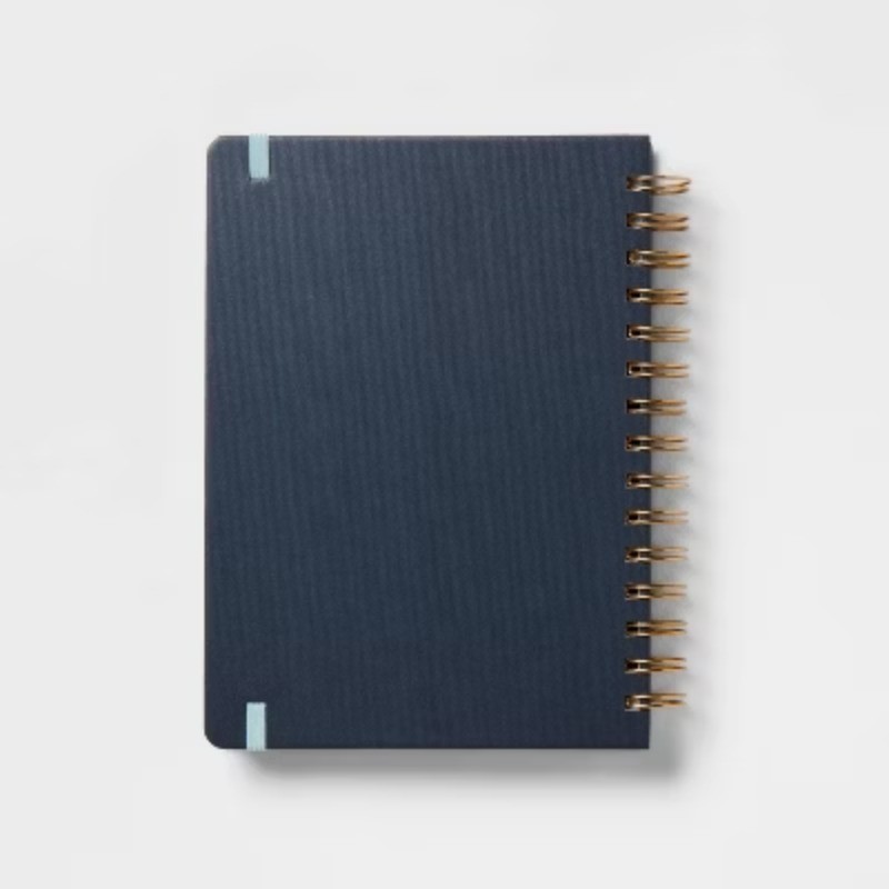 240p. lined journal Twin Wire 6″x8″ Productivity Journal
