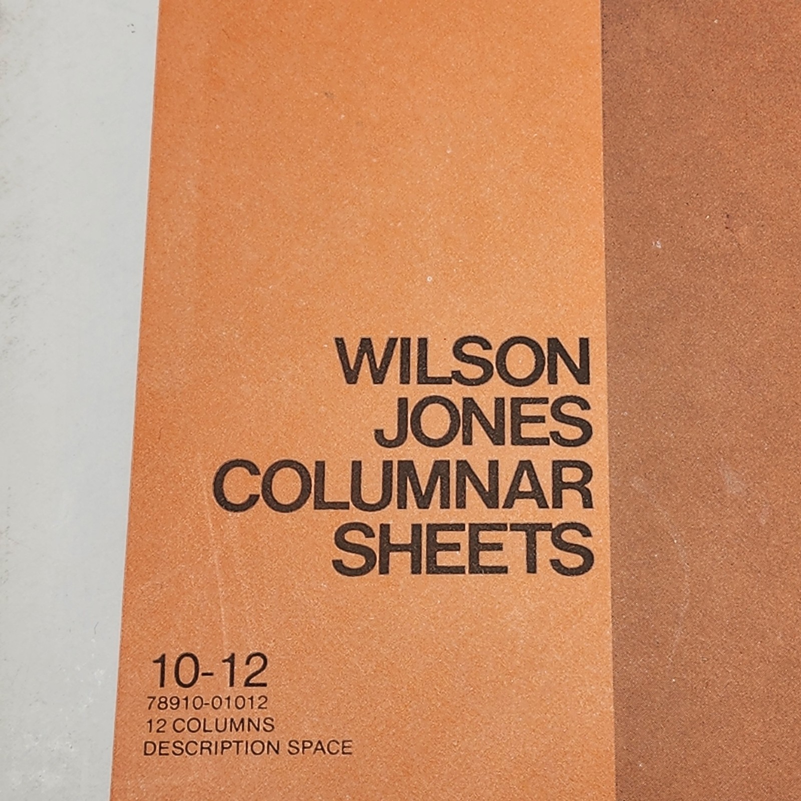 Wilson Jones Accounting Sheets 10-12 Columnar 9-1/4 x 11-7/8 Loose Sheets
