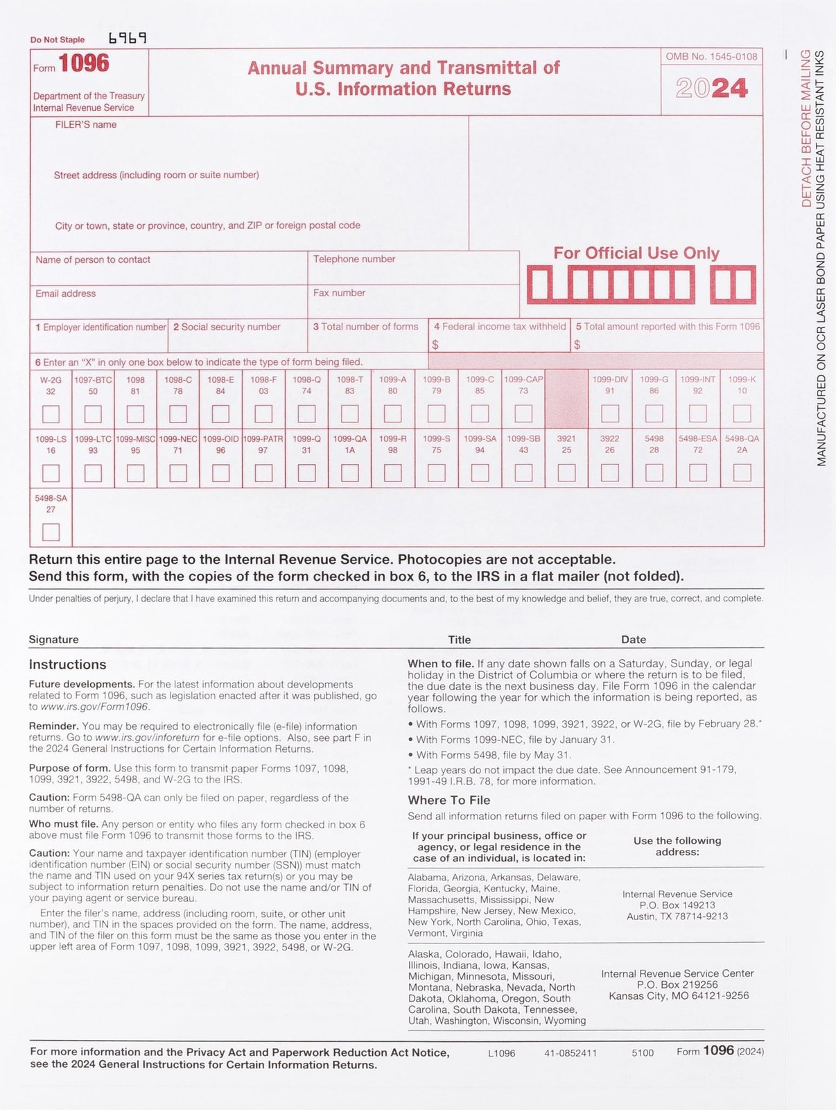 1099 MISC Forms 2023, 5 Part Set, Kit For 25 Vendors Complete Laser 1099 Tax …