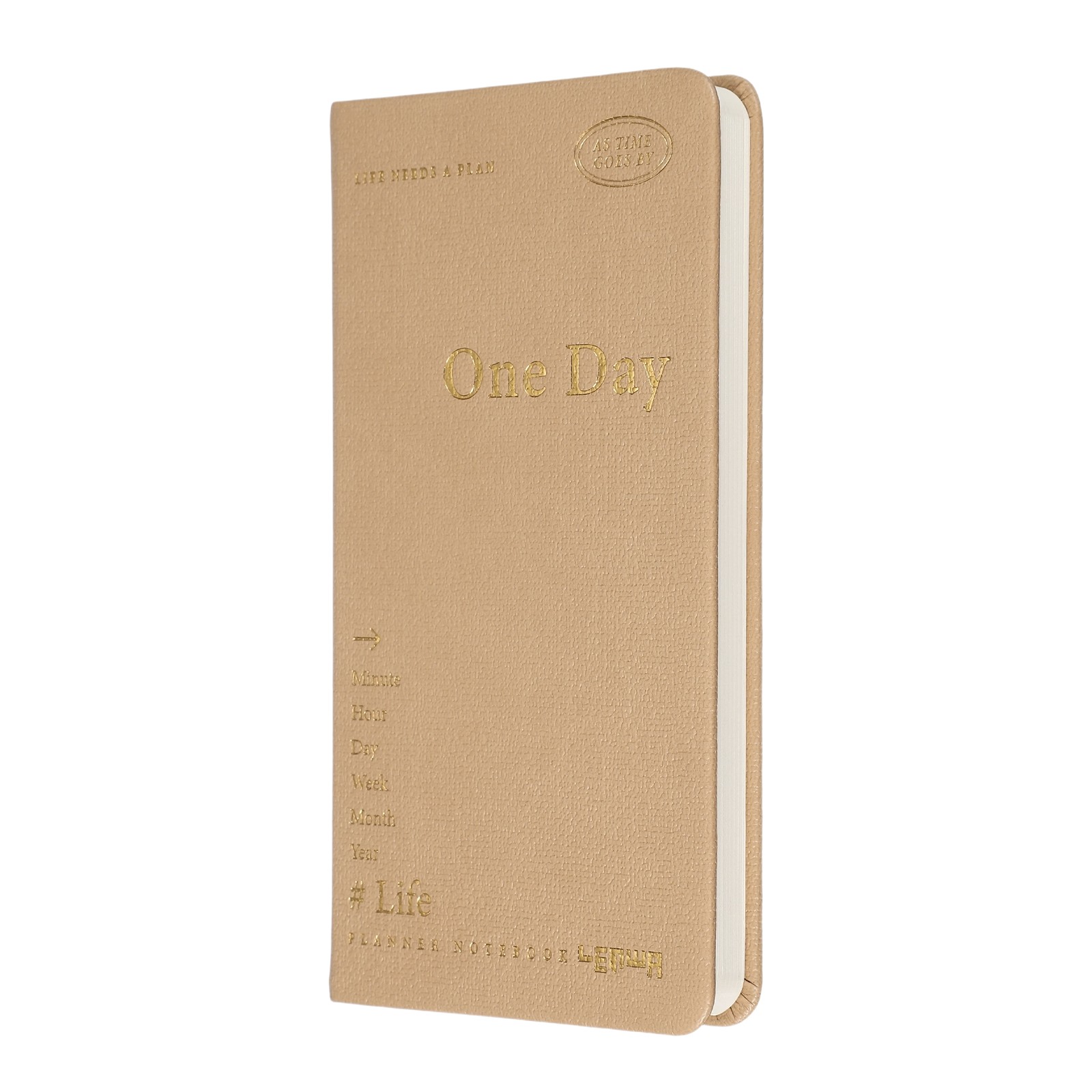 Daily Planner Notebook, 7 x 3.8″ to Do Notebook, Brown