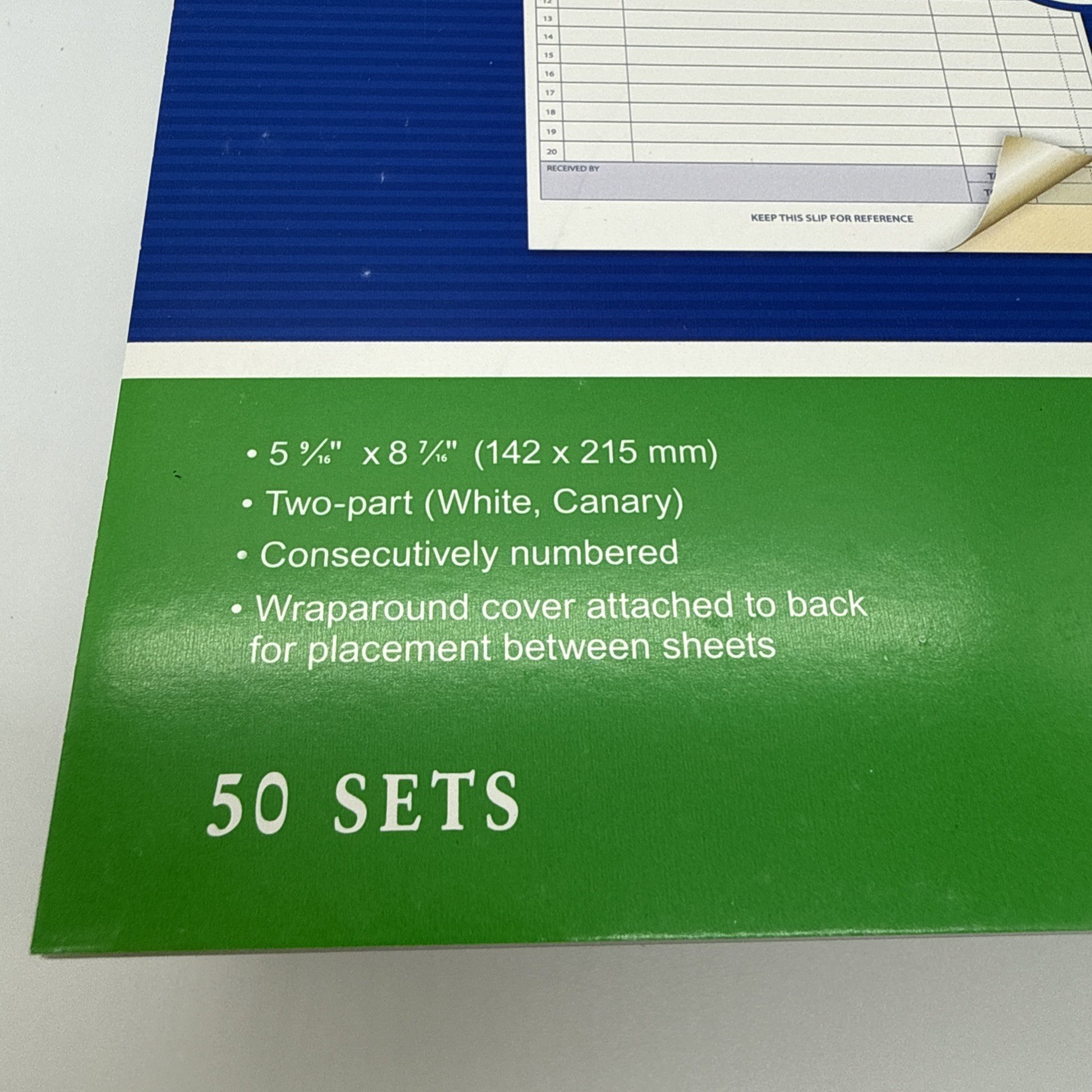 Bazic Invoice Sales Order Form Booklet – 50 Sets – 8.5″ X 5.5″ – Pack of 5