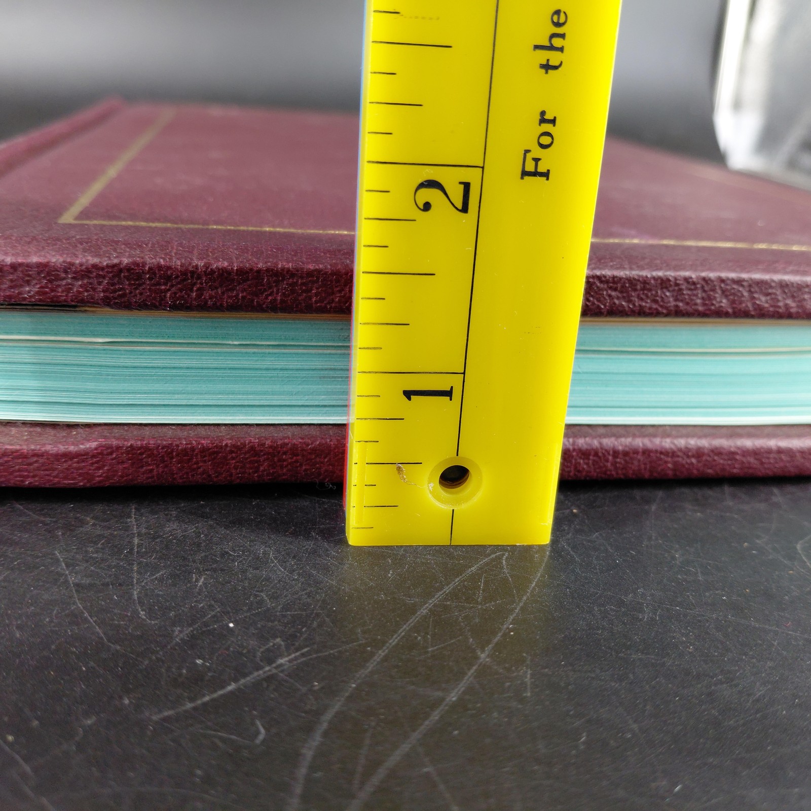 Wilson Jones Minute Record Book 396-11 Outfit 0396-11 Hardcover Burgundy USA