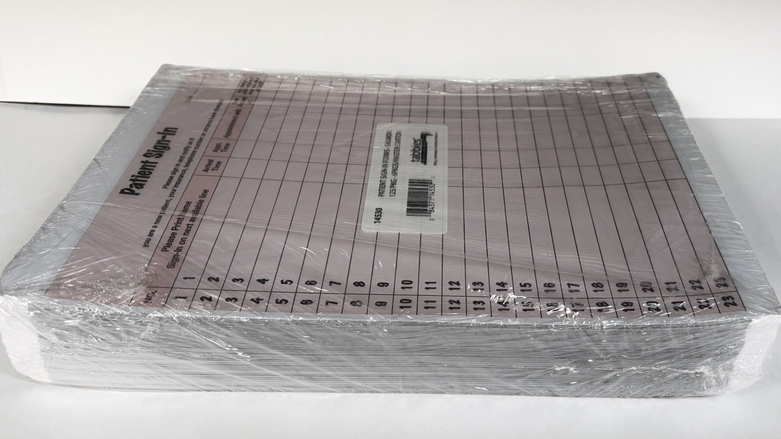 Tabbies 14530 Patient Sign-In Forms Salmon Medical Office Log 125 Sheets