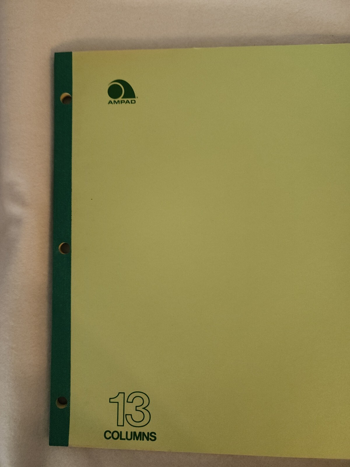Ampad Columnar Pad 13 Columns 11″ x 16 3/8″ 3-ring Ledger paper 2 Pack #204181