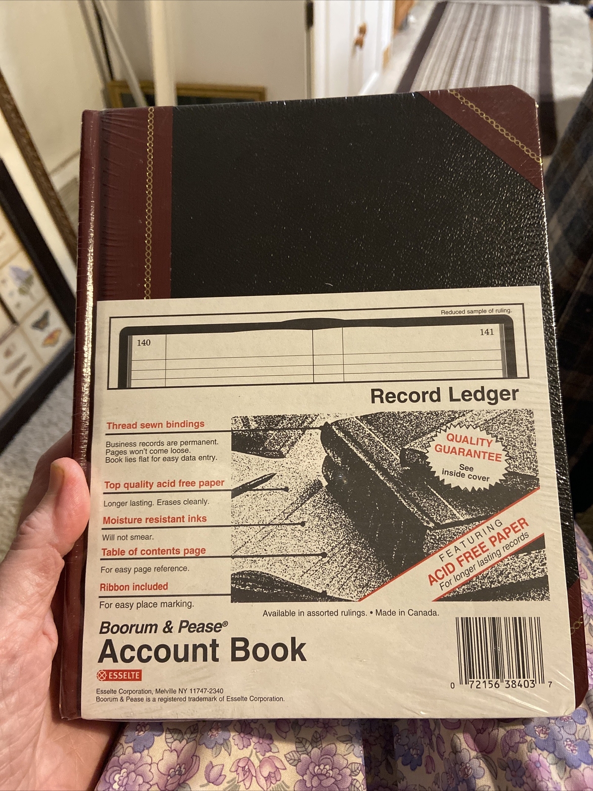 (3)Boorum & Pease Account Book Record Ledger Acid Free 38-300-R & 21-150-R NEW!