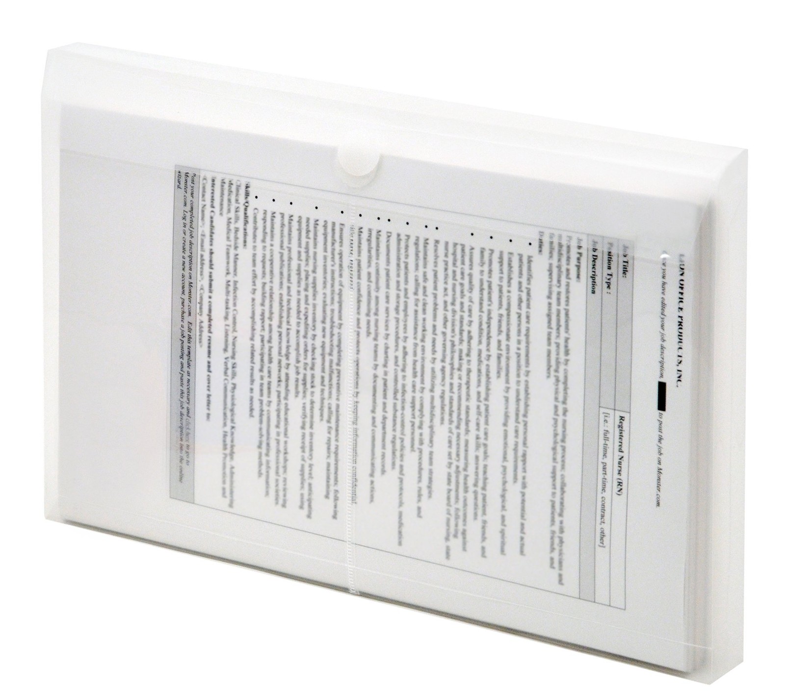 Lion Vel-Close-R Clear Poly Envelopes with Gusset, Legal, Transparent