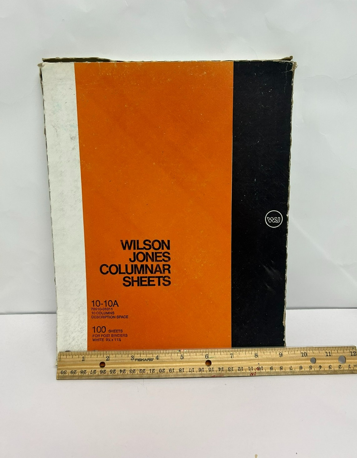 Wilson Jones 10-10A Columnar 100 Sheets 9-1/4 x 11-7/8 Post Binder Vintage Boxed
