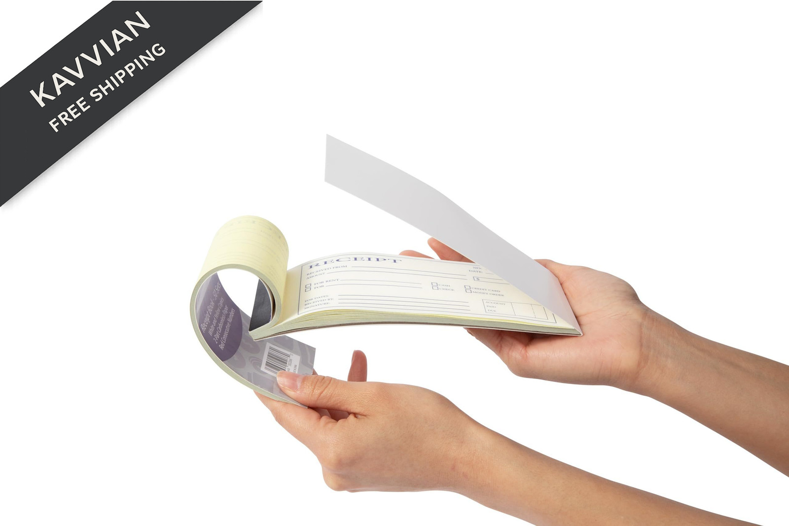 Cash and Rent Receipt Book – 50 Sets of Receipts – 2 Part Carbonless Paper -…