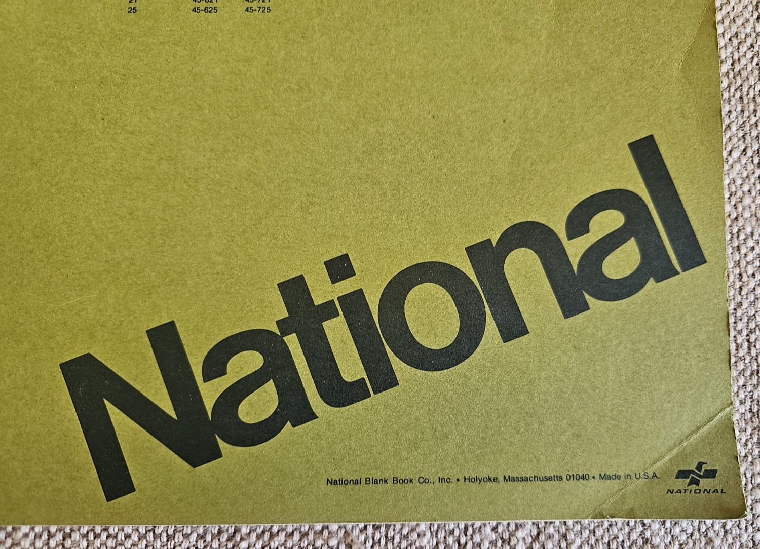 National Brand 45-613 Eye Ease Analysis Pad 13 Columns 35 Sheets 11×16 3/8