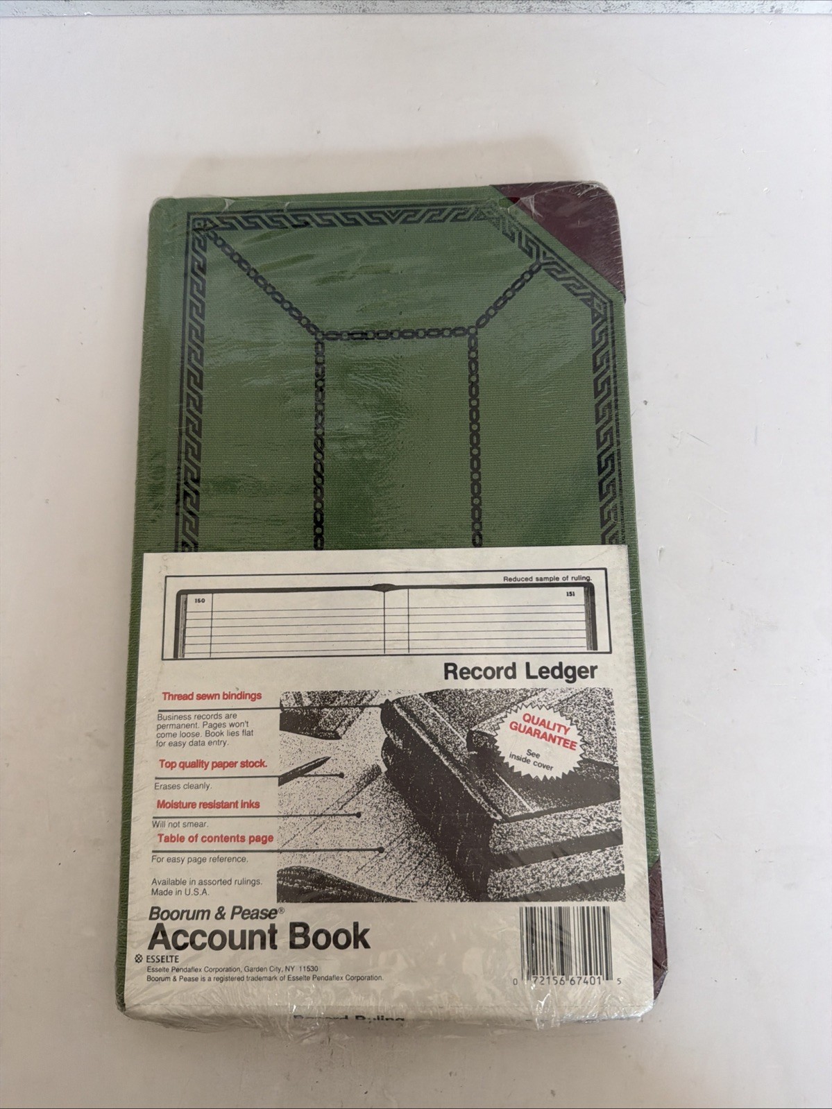 Boorum & Pease 6718300R Standard Blank Account Ledger Book – 300 PG Sealed NEW
