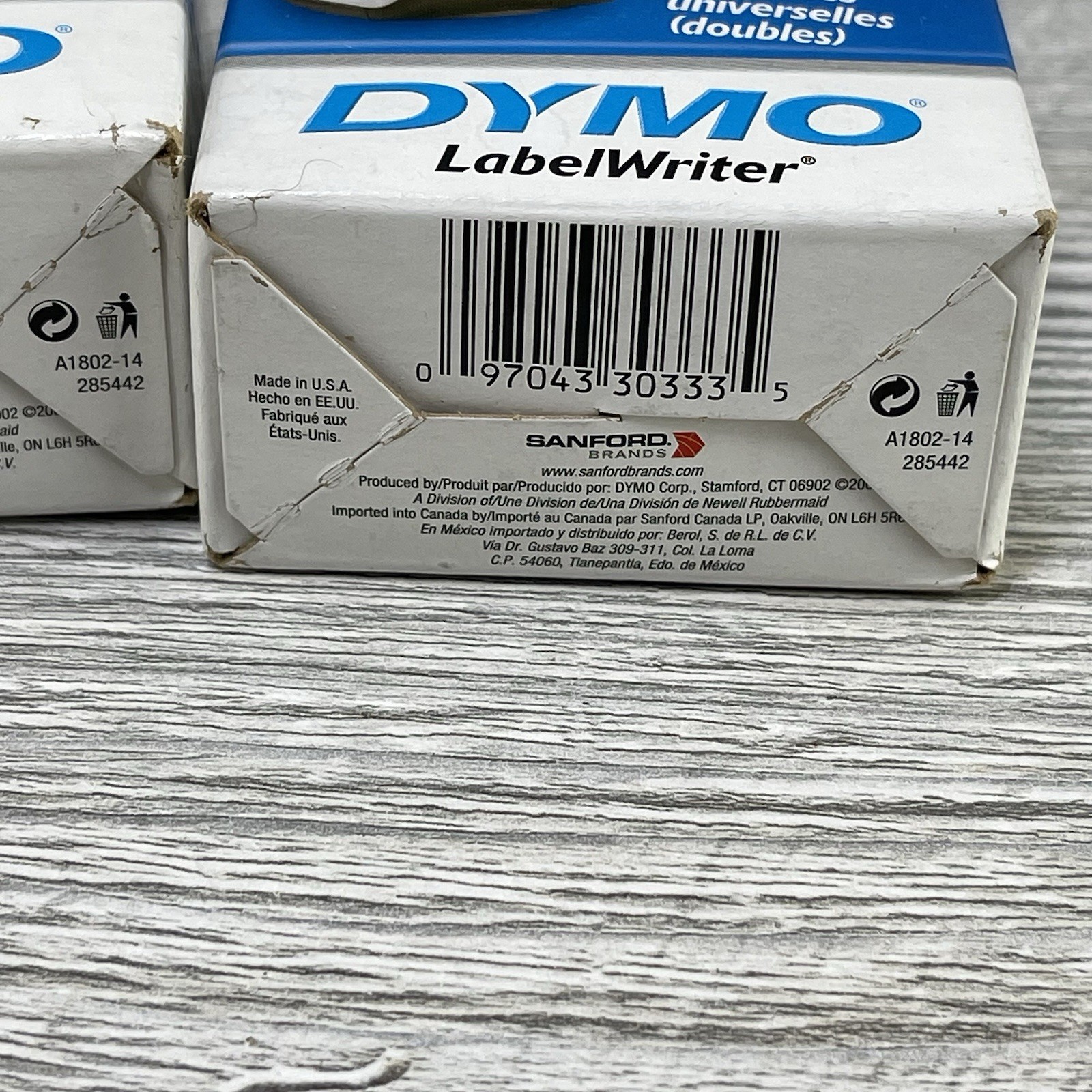 DYMO LabelWriter Multipurpose Labels 1/2 x 1 White 1000 Labels/Roll 30333 Lot 3