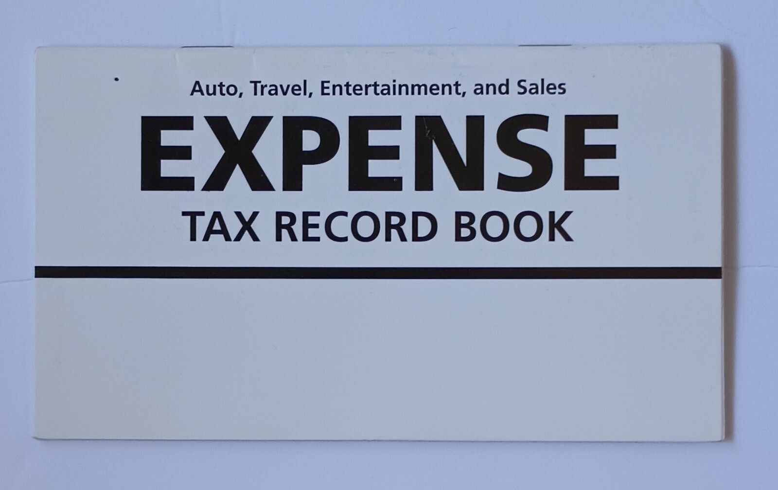 Vintage H & R Block Expence Tax Record Booklet year 2000